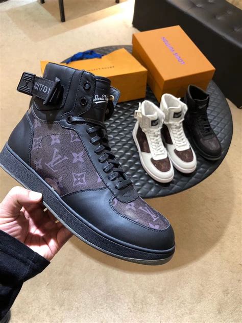 louis vuitton mens high top trainers|Louis Vuitton lv trainers.